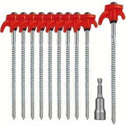TEMU 20cm Hexagonal Fluorescent Anchors Rotatable Plastic - For Stability