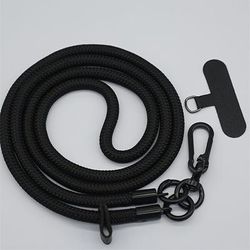 TEMU 1set 120cm Mobile Phone Rope Gasket Adjustable Crossbody Sling Sling Camera Strap Strap Lanyard