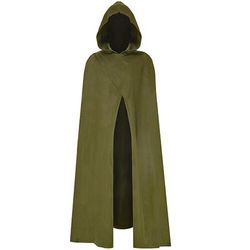 Retrò Vintage Punk Gotico Medievale Mantello con Cappuccio Scialli Ranger Elfico Tinta unica Costume Per uomo Per donna Celtico Vichingo Fantasia Halloween Carnevale Mascherata Festa / Sera Adulti