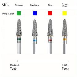 TEMU 4pcs/lot Carbide Nail Polishing Bits, Nail Drill Bits, Nail Polishing Cleaning Brush, Pedicure Remover For Acrylic Gel, Nails Polishing Tools, Nail Art Pedicure Manicure Tools