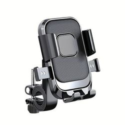 TEMU Creative Motorcycle Phone Holder, Shockproof And 360-degree Rotatable For Riding Electric Bicycles With Navigation