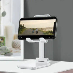 Foldable Hold Adjust Height Desktop Phone Stand Easy To Carry Phone Hold Height Adjust Smartphones