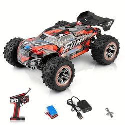 TEMU 1:18 Scale, 60km/h Car, 4wd Remote Control Racing Car Rc Buggy With Brushless Motor Led Lights, Gift For Kids And Adults Christmas Gift