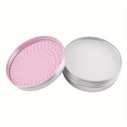 TEMU 1pc Silicone Makeup Brush Cleaning Soap With Textured Cleaning Pad - Free Cleaner For Cosmetic Brushes