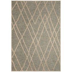 Roma Aspen Indoor/Outdoor Area Rug Cool by Brylane Home in Cool (Size 1'11"X7'6")