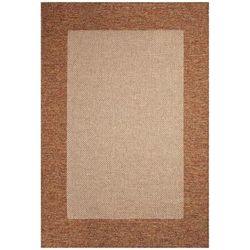 Roma Border Indoor/Outdoor Area Rug Cool by Brylane Home in Warm (Size 3'3"X4'11")