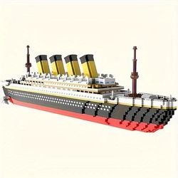 TEMU 4000 Pieces Cruise Ship Set: Diy Educational Toy For 14 And Up