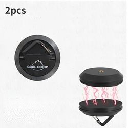 TEMU 1pc Cls Outdoor Magnetic Hook, No-drill Magnetic Hanging Suction Cup For Camping Canopy Tent Lights, Camping Lights Magnetic Suction Cup