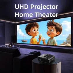projector Portable 4K UHD HDR10 Home cinema Movie Android TV certified Gaming Outdoor MEMC Dust proof