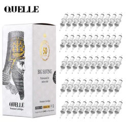 CNC Tattoo Cartridge Needles RL/RM 10 0.30mm Disposable Sterilized Safety Tattoo Needle 20/50Pcs for Tattoo Machine