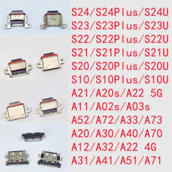 10pcs For SamSung Galaxy S24 S23 S22 S21 S20 Plus Ultra A22 A12 A11 A51 A71 A52 A72 A73 A03S USB