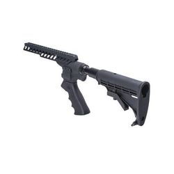Mesa Tactical High-tube Telescoping Hydraulic Recoil Stock Kit for Rem 870 Black 9.5 in 92290