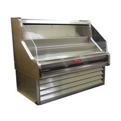 Howard-McCray SC-OS30E-4-S 51" Impulse Horizontal Open Air Cooler w/ 3 Levels, 115v, Silver