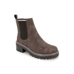 Women's Reed Water Resistant Bootie by JBU in Dark Brown (Size 9 1/2 M)