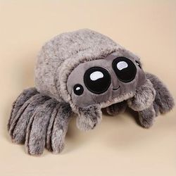 TEMU Festive Plush Spider Toy: Perfect For Decor Or Playtime Fun - Suitable For Ages 3-8