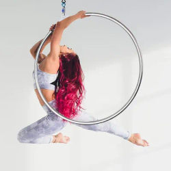 Dance Gymnastics Acrobatics Hanging Ring Solid Yoga Exercise Rotating Aerial Yoga Hanging Ring