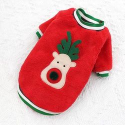 cane gatto costume natalizio natale babbo natale babbo natale adorabile carino natale abbigliamento casual/quotidiano per cani vestiti per cuccioli vestiti per cani costume marrone per ragazza e