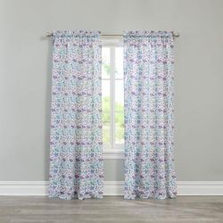 Wide Width BH Studio Microfiber Rod-Pocket Panel by BH Studio in Multi Floral (Size 50" W 72" L)