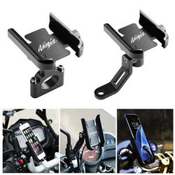 Per KAWASAKI Ninja 400 650 300 250 250R Ninja H2 ZX14R ZX10R ZX6R manubrio moto supporto per cellulare supporto per supporto GPS