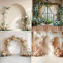Mehofond Photography Background Interior Arch Boho Floral Adult Birthday Wedding Maternity Portrait