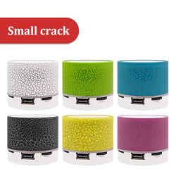 Bluetooth Speaker Mini Wireless Loudspeaker Crack LED TF Card USB Subwoofer Portable MP3 Music Sound