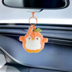 Cute Penguin Keychain Stuffed Animal Keyring Pendant With Fruit Fragrance Creative Animal Stuffed