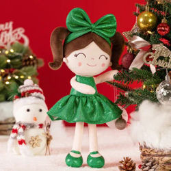 Gloveleya Plush Toys New Design Christmas Doll Dolls Curls Dolls Dreaming Girl Gifts for Kids Soft