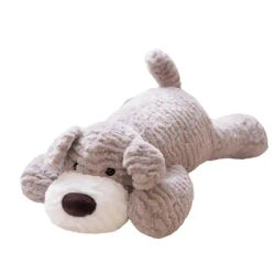 Dog Plush | Stuffed Plush Toy | Stuffed Animal Throw Pillow Plush Huggable Animal Toy Plushie Lying