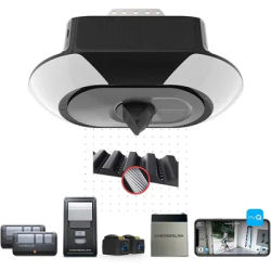 Smart Garage Door Opener Video Streaming & Advanced Corner LED Lighting-myQ Smartphone