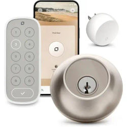 Keyless Entry Control Remotely from Anywhere - Weatherproof - Works with iOS, Android, Alexa, Google