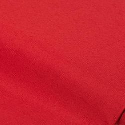 Linge de table "Vienne" aspect lin, rouge