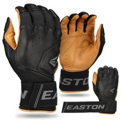 Easton Mav Pro Locked In Adult Batting Gloves Caramel/Black
