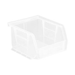 Quantum Food Service QUS210CL Stack & Hang Shelf Bin - 5 3/8" x 4 1/8", Clear