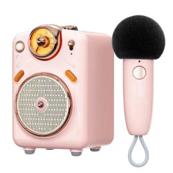 Top Fairy-OK Portable Bluetooth Speaker with Microphone Karaoke Function with Voice Change, FM