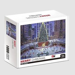 Ideali regali di Natale per i nipoti ragazzi e ragazze puzzle a tema natalizio giocattoli all'ingrosso per adulti e bambini puzzle di aerei di carta da 1000 pezzi per regali di Natale