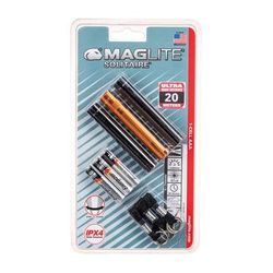 Maglite Set of 3 Solitaire AAA Incandescent Flashlights (Clamshell Packaging) K3AUA6