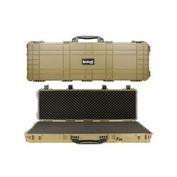 Bushnell Standard 44in Waterproof Roller Hard Rifle Case w/Foam Tan BN00008-TAN