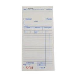 National Checking Company 11A-SP Delivery Form - (1) Part Booked, (14) Lines, White