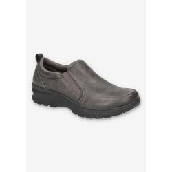 Wide Width Women's Garland Flat by Easy Street in Grey (Size 7 W)