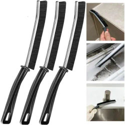 1/3PCS Multifunctional Gap Cleaning Brush Kit, Bathroom Cleaning Tool, Grout Cleaner, Hard Bristle, Crevice Gadget