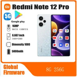 Xiaomi Redmi Note 12 Pro Smartphone 5G Global firmware Camera MediaTek Dimensity 1080 16MP 2400×1080 used phone