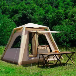 Thickened Rainproof Folding Automatic Opening Camping Tent, Inflatable Tent, Outdoor Travel Supplies, Air Tent