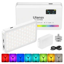 VIJIM VL120 3200-6500K LED Camera Light Conference Video Lighting with Diffuser Sucktion Light for