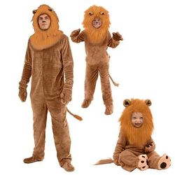 Costume da band di animali Fantasia animale Leone Costumi di Gruppo per Famiglie di Halloween Costume Divertente Bambini Adulti Per uomo Per donna Ragazzi Mascherata Settimana del libro Feste