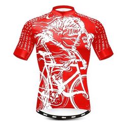 Per uomo Maglia da Ciclismo A Motivi Teschio di zucchero Scheletro Manica Corta Bicicletta Maglia Top con 3 tasche posteriori Mountain Bike MTB Ciclismo su strada Asciugatura Rapida Cerniera Frontale