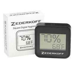 Zederkoff Hygrometer Square - Black