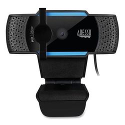 Adesso CYBERTRACKH5 CyberTrack H5 1080P HD USB AutoFocus Webcam with Microphone, 1920 Pixels x 1080 Pixels, 2.1 Mpixels, Black ADECYBERTRACKH5