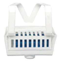 Big D Industries 661 Non-Para Toilet Bowl Block, Lasts 30 Days, Evergreen Scent, White, 12/Box - Box of 12 BGD661