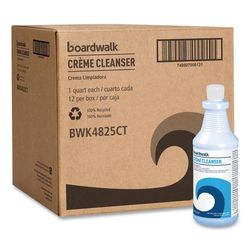 Boardwalk 4825 Creme Cleanser, Baby Powder Scent, 32 oz Bottle,12/Carton - Case of 12 BWK4825