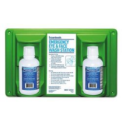 Boardwalk 54842 Emergency Eyewash Station, 16 oz Bottle, 2 Bottles/Station - 1 Kit BWK54842